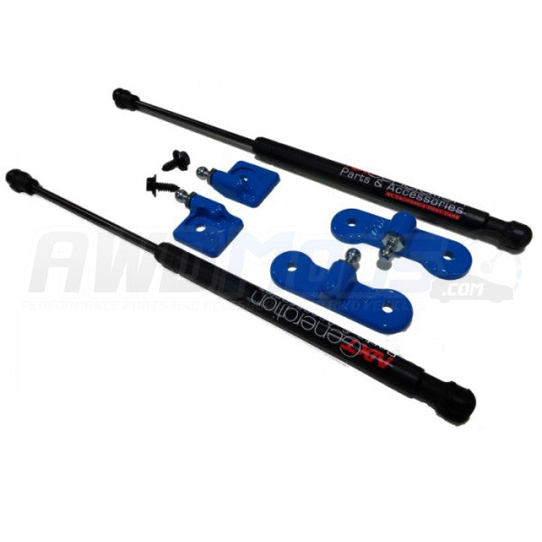 Cal Pony Cars Bolt-On Aluminum Hood Lift Kit for the Ford Focus RS