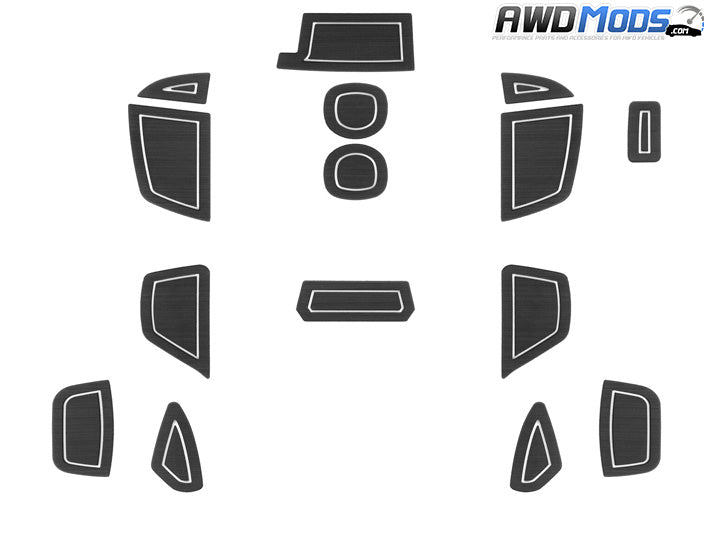 Foamskinz Interior Cup Holder Inserts for the Ford Focus RS (15 Piece Kit)