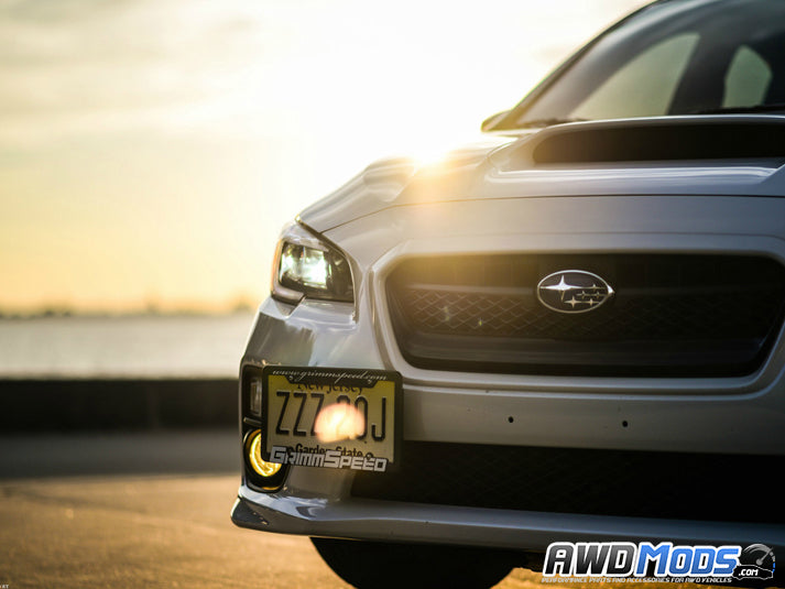 Grimmspeed License Plate Relocation Kit for the Subaru WRX / STI