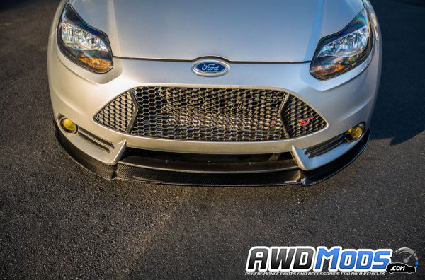Cal Pony Cars Carbon Fiber Front Splitter for the Ford Focus ST