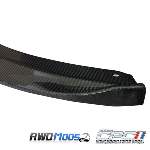 Cal Pony Cars Carbon Fiber Front Splitter for the Ford Focus ST