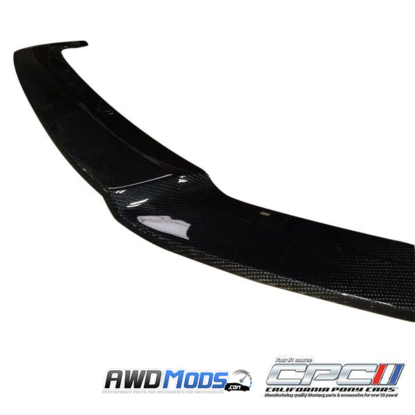 Cal Pony Cars Carbon Fiber Front Splitter for the Ford Focus ST