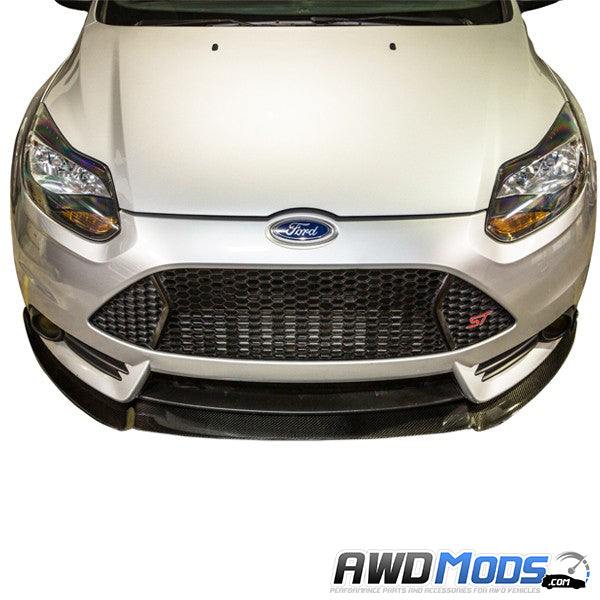Cal Pony Cars Carbon Fiber Front Splitter for the Ford Focus ST