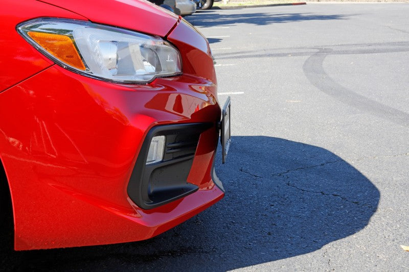 Perrin Performance License Plate Relocation Kit for the Subaru WRX / STI (with FMIC)