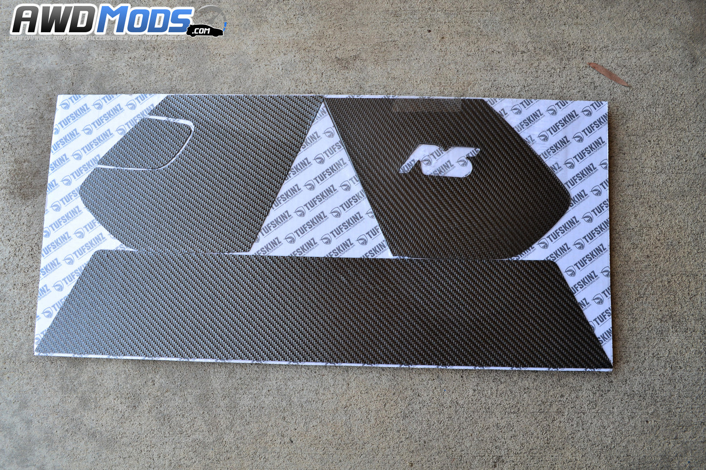 Tufskinz Peel & Stick Carbon Fiber Front Bumper Garnish Kit for the Ford Focus RS