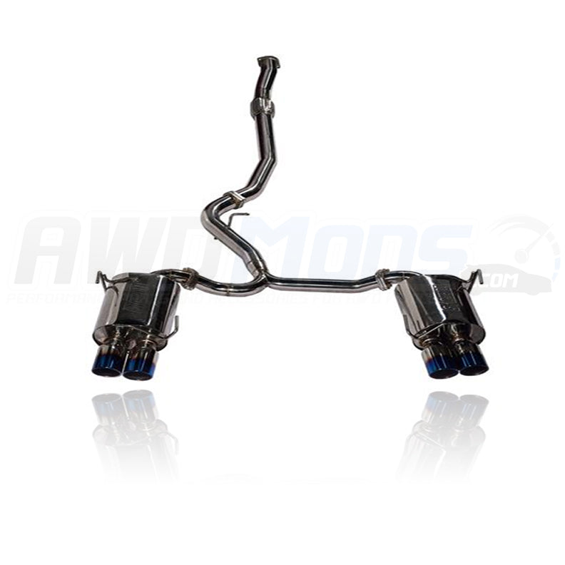 Turbo XS Cat-Back Quad Tip Exhaust System for the Subaru WRX / STI