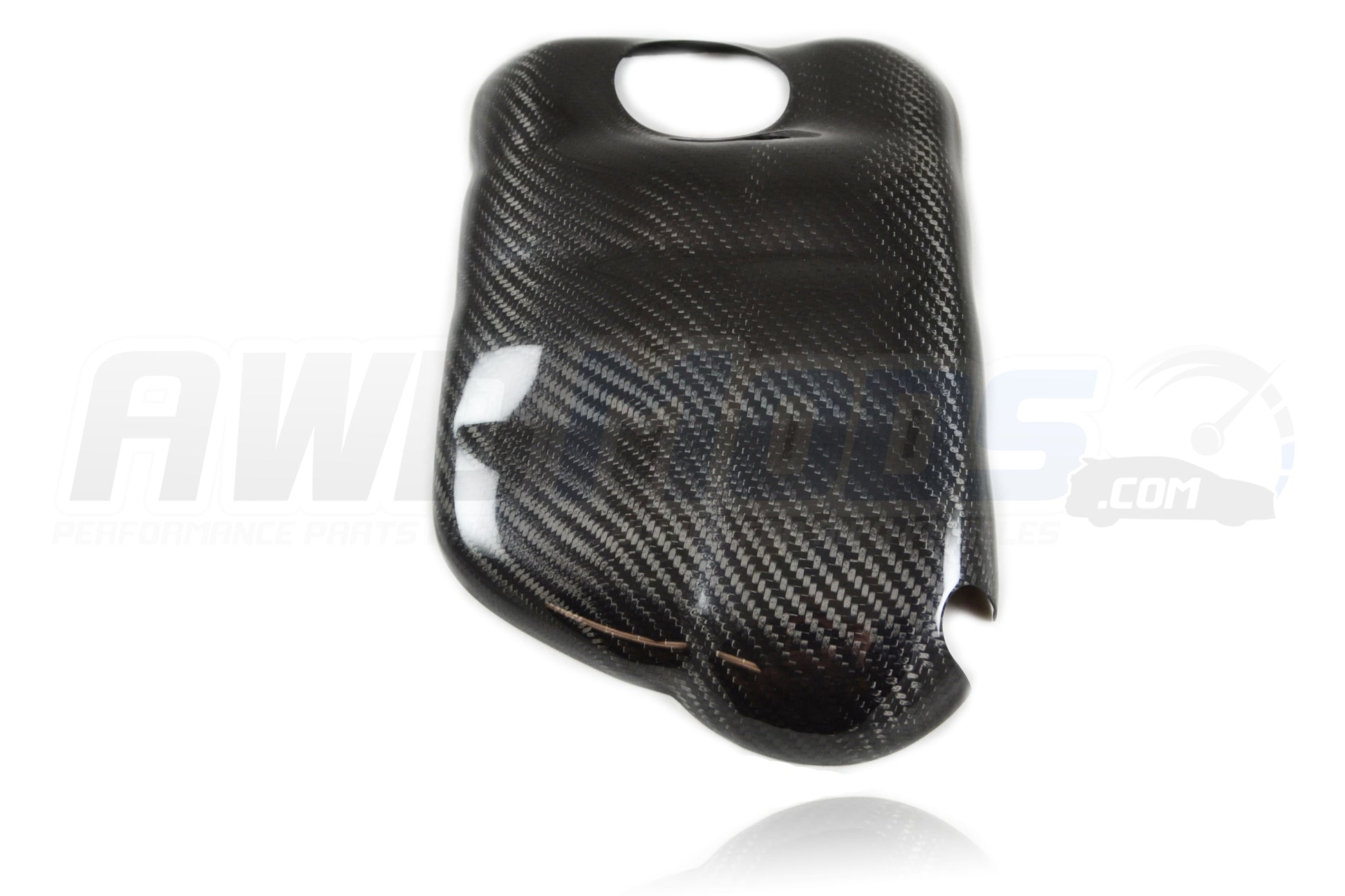 Cal Pony Cars Carbon Fiber Coolant Tank Cover for the Ford Focus RS / ST