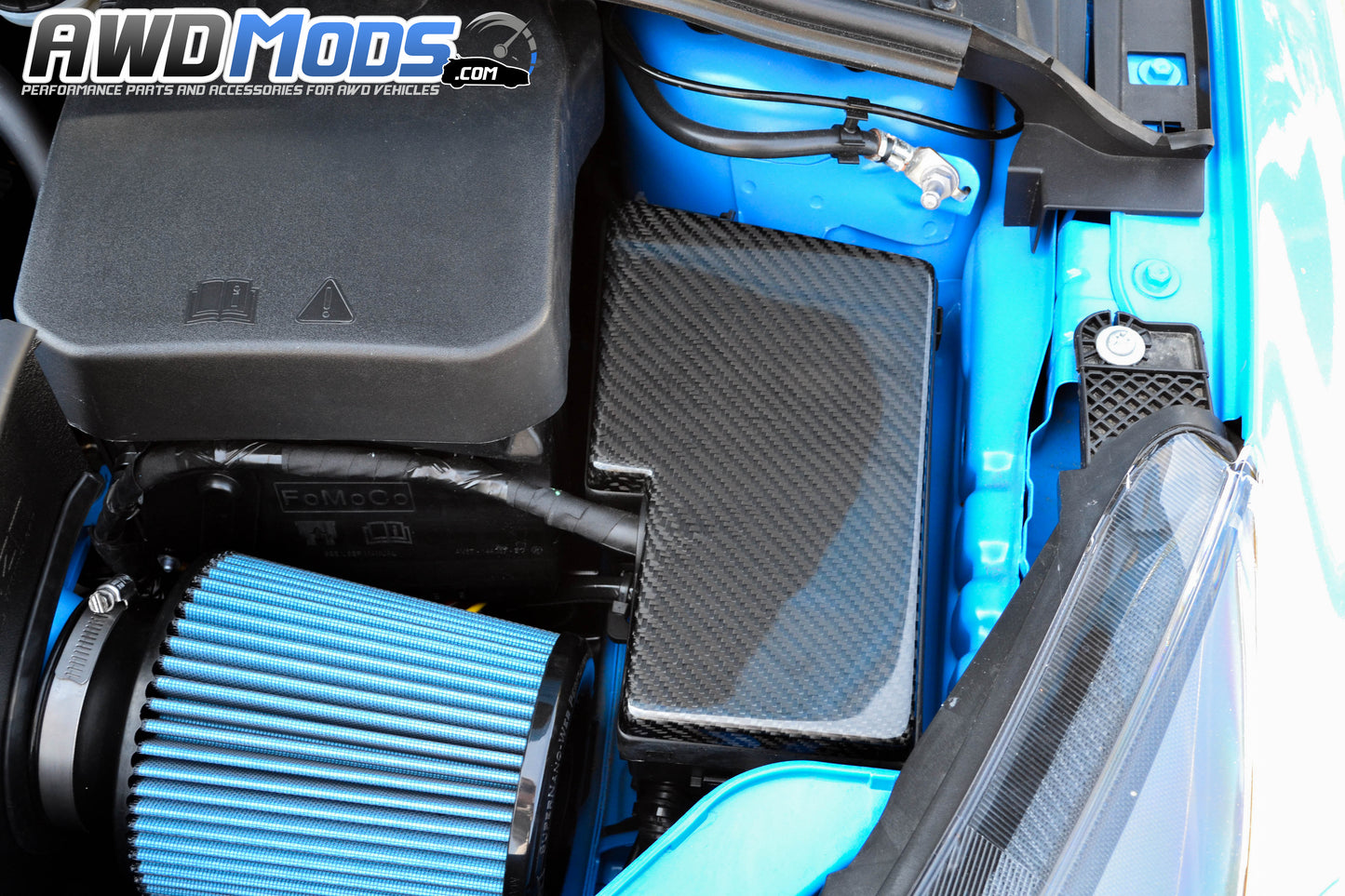 Cal Pony Cars Carbon Fiber Fuse Box Cover for the Ford Focus RS / ST