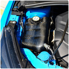 Cal Pony Cars Carbon Fiber Coolant Tank Cover for the Ford Focus RS / ST