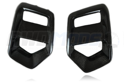 Cal Pony Cars Carbon Fiber Fog Light Bezel Replacement Panels for the Ford Focus RS (Set of 2)