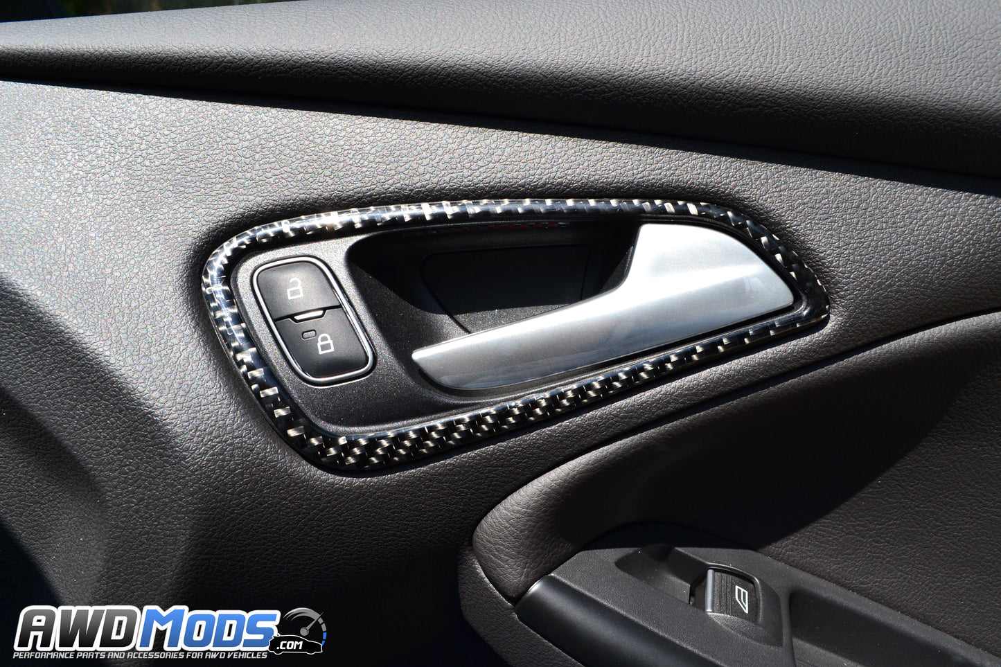 Tufskinz Peel & Stick Carbon Fiber Interior Accent Kit for the Ford Focus RS / ST (10 piece kit)