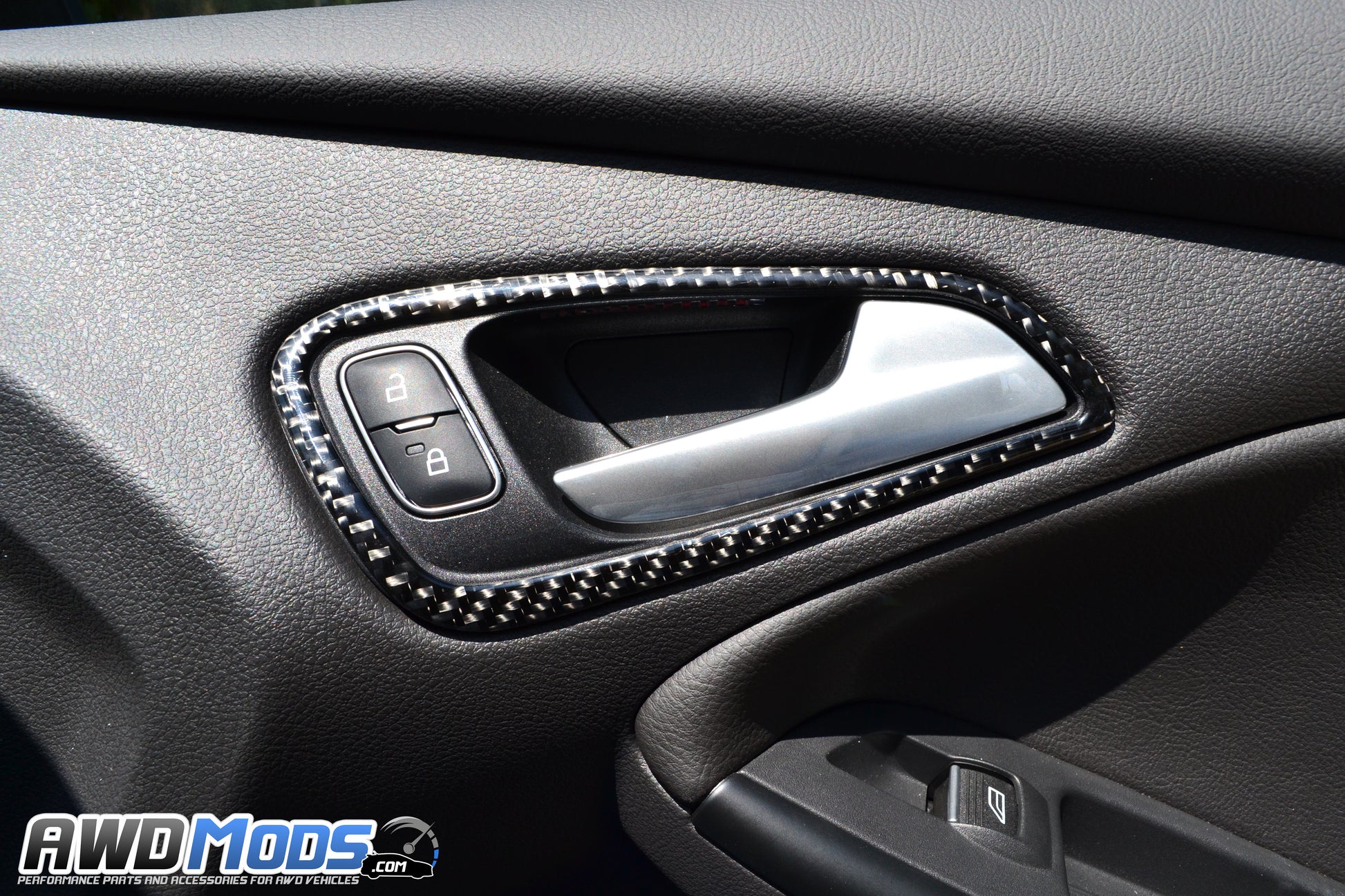 Tufskinz Peel & Stick Carbon Fiber Interior Accent Kit for the Ford Focus RS / ST (10 piece kit)