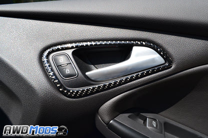 Tufskinz Peel & Stick Carbon Fiber Interior Accent Kit for the Ford Focus RS / ST (10 piece kit)