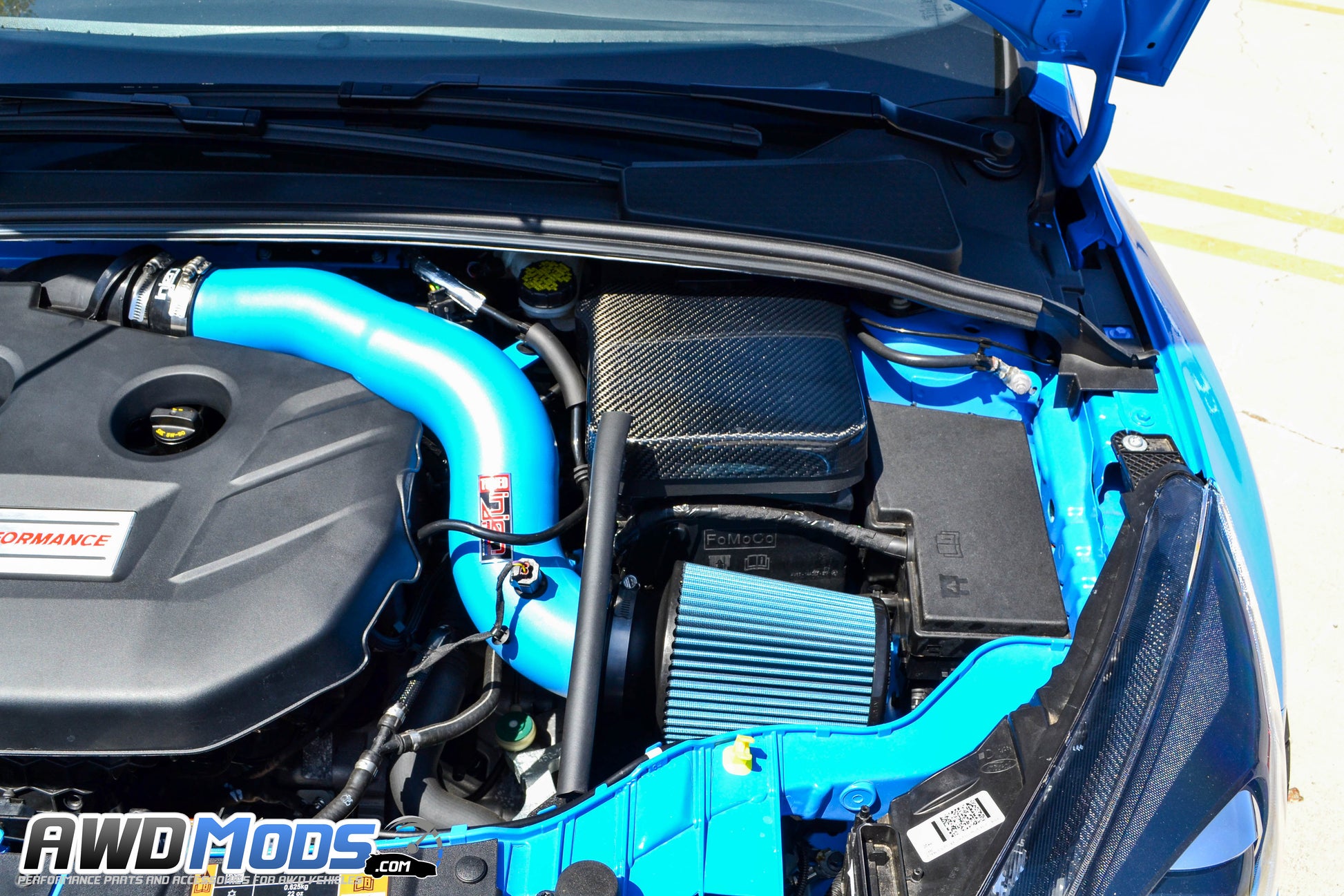 Cal Pony Cars Carbon Fiber Battery Cover for the Ford Focus RS / ST