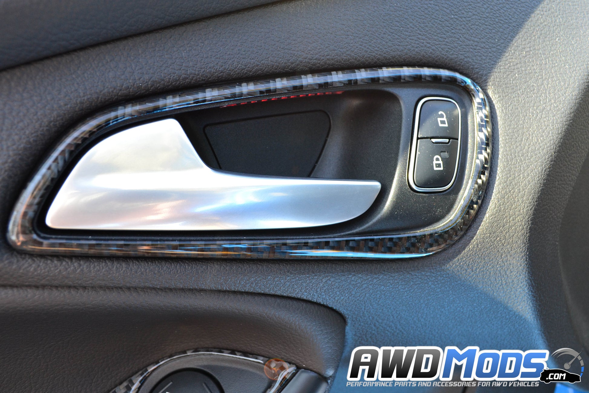 Tufskinz Peel & Stick Carbon Fiber Interior Accent Kit for the Ford Focus RS / ST (10 piece kit)