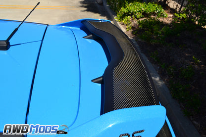 Tufskinz Peel & Stick Carbon Fiber Rear Wing Accent Kit for the Ford Focus RS