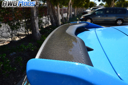 Tufskinz Peel & Stick Carbon Fiber Rear Wing Accent Kit for the Ford Focus RS
