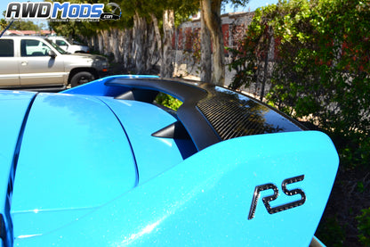Tufskinz Peel & Stick Carbon Fiber Rear Wing Accent Kit for the Ford Focus RS