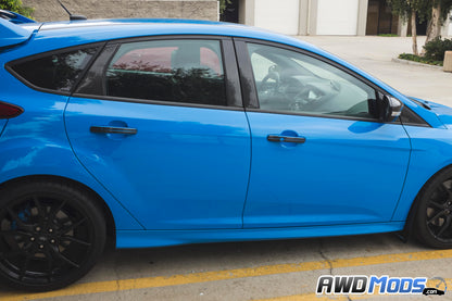 Tufskinz Peel & Stick Carbon Fiber Door Handle Accent Kit for the Ford Focus RS / ST