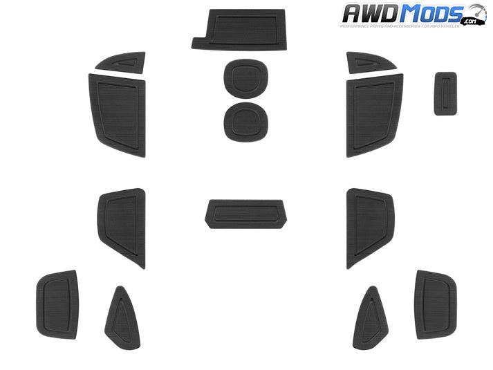 Foamskinz Interior Cup Holder Inserts for the Ford Focus RS (15 Piece Kit)