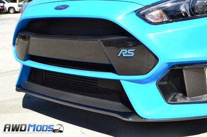 Tufskinz Peel & Stick Carbon Fiber Front Splitter Accent Kit for the Ford Focus RS
