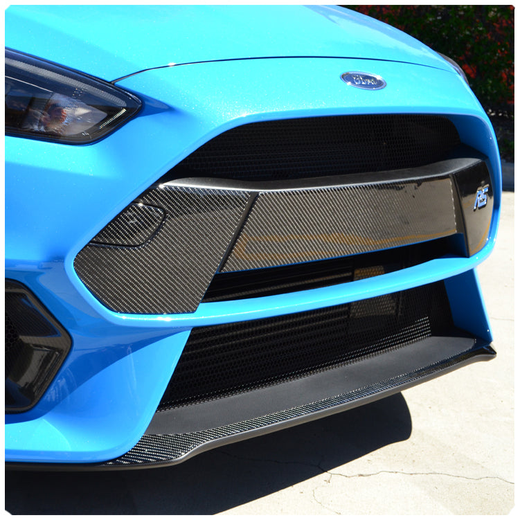 Tufskinz Peel & Stick Carbon Fiber Front Bumper Garnish Kit for the Ford Focus RS