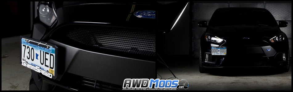 Grimmspeed License Plate Relocation Kit for the Ford Focus RS