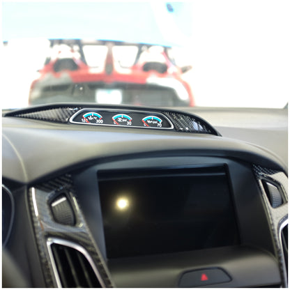 Tufskinz Peel & Stick Carbon Fiber Interior Accent Kit for the Ford Focus RS / ST (10 piece kit)