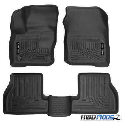 Husky Liners Front & 2nd Seat Floor Liners for the Ford Focus ST
