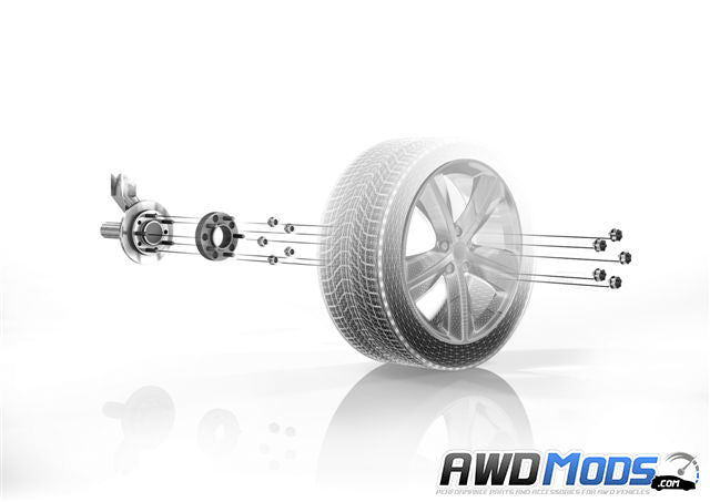 Eibach Pro-Spacer Kit for the Ford Focus RS 15mm Thickness (Set of 2)