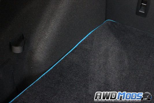 VelourTex Fitted Carpeted Trunk Mat for the Ford Focus RS / ST