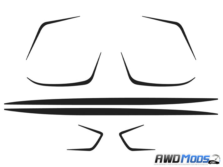 Revo Designs Full Body Accent Kit for the Ford Focus RS (Set of 6)