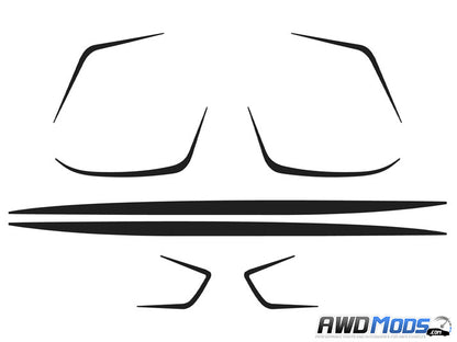 Revo Designs Full Body Accent Kit for the Ford Focus RS (Set of 6)