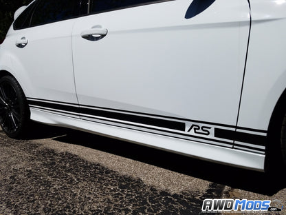 Revo Designs Rocker Stripes Decal Kit for the Ford Focus RS / ST (Set of 2)