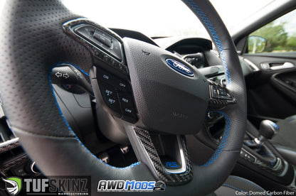 Tufskinz Peel & Stick Carbon Fiber Interior Accent Kit for the Ford Focus RS / ST (10 piece kit)