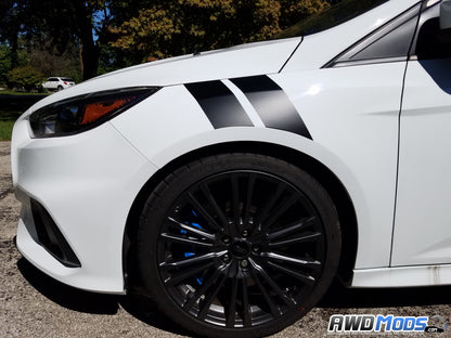 Revo Designs Fender Stripes Decal Kit for the Ford Focus RS / ST (Set of 4)