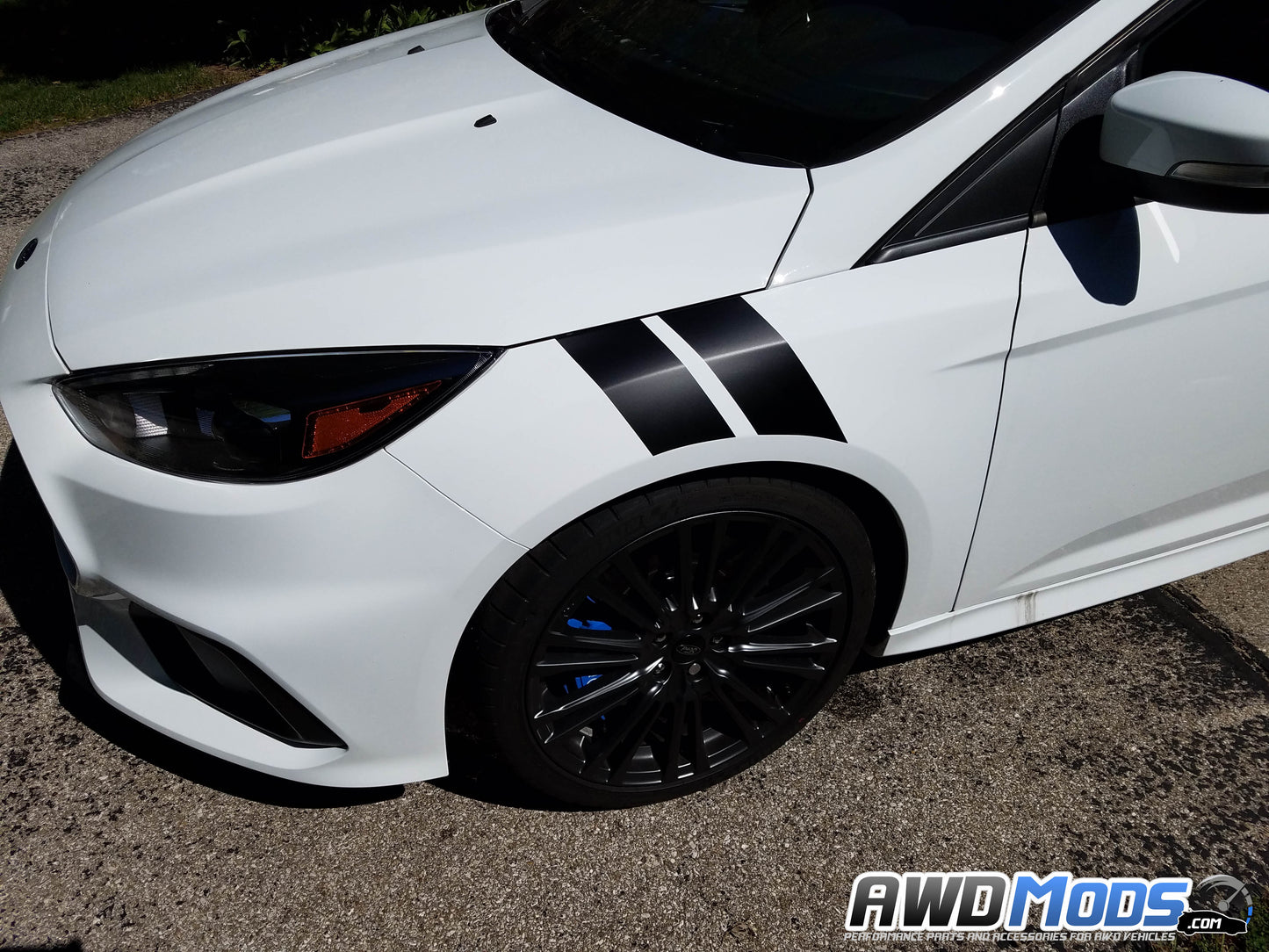 Revo Designs Fender Stripes Decal Kit for the Ford Focus RS / ST (Set of 4)