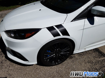 Revo Designs Fender Stripes Decal Kit for the Ford Focus RS / ST (Set of 4)