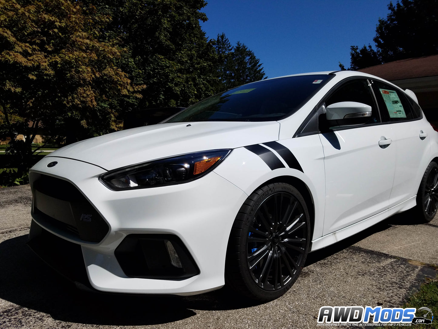 Revo Designs Fender Stripes Decal Kit for the Ford Focus RS / ST (Set of 4)