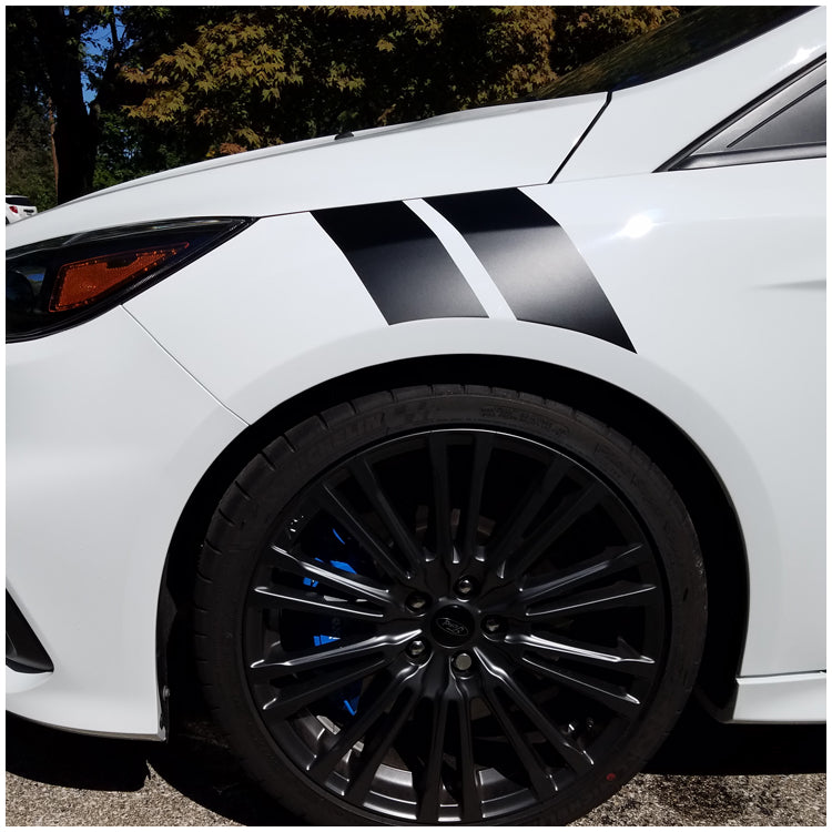 Revo Designs Fender Stripes Decal Kit for the Ford Focus RS / ST (Set of 4)