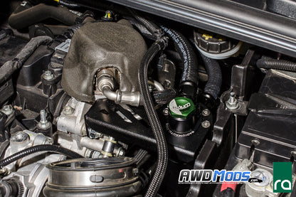 Radium Engineering Dual Oil Catch Can Kit for the Ford Focus RS / ST
