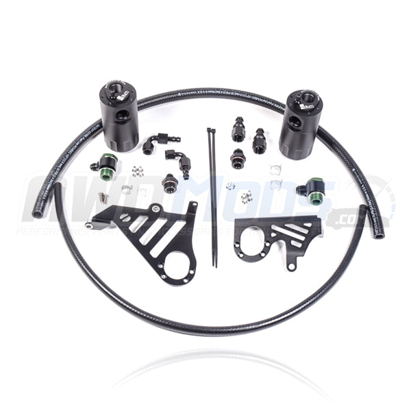Radium Engineering Dual Oil Catch Can Kit for the Ford Focus RS / ST
