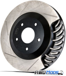 StopTech Front 2-Piece Slotted Aero Rotor Kit for the Ford Focus RS