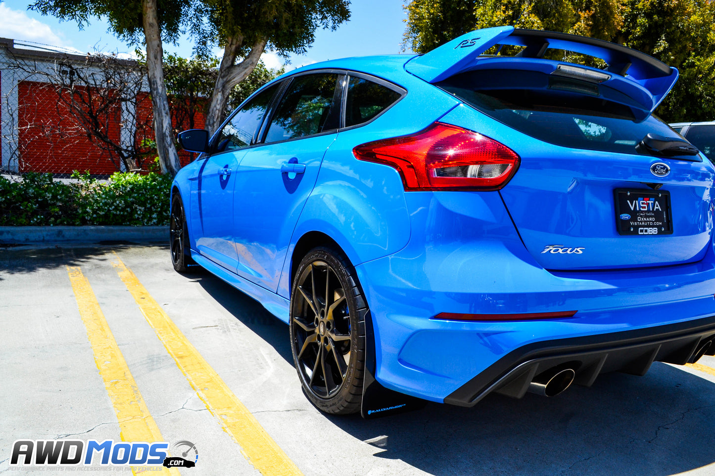 Rally Armor Urethane Front / Rear Mud Flaps Kit for the Ford Focus RS / ST (Set of 4)