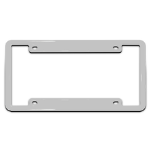 Personalized License Plate Frame Designer with Customizable Color & Text