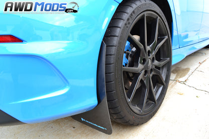 Rally Armor Urethane Front / Rear Mud Flaps Kit for the Ford Focus RS / ST (Set of 4)