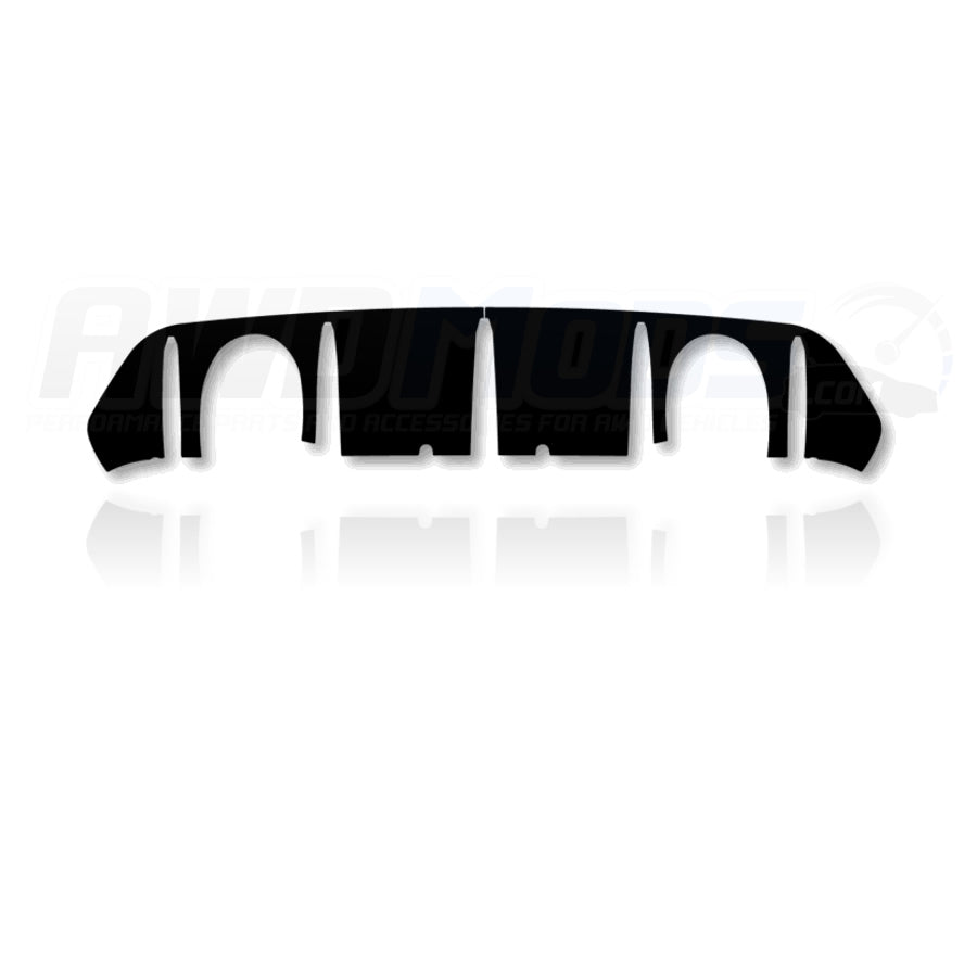 Tufskinz Peel & Stick Carbon Fiber Rear Diffuser Kit for the Ford Focus RS