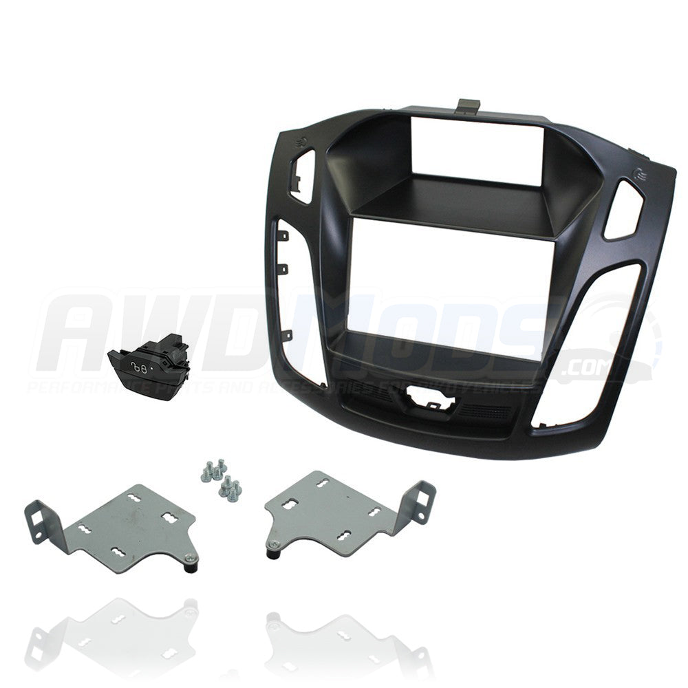 Scosche Double Din Aftermarket Stereo Dash Kit with Pocket for the Ford Focus RS / ST