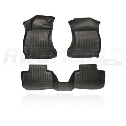 Husky Liners WeatherBeater Front & 2nd Seat Floor Liners for the Subaru WRX / STI