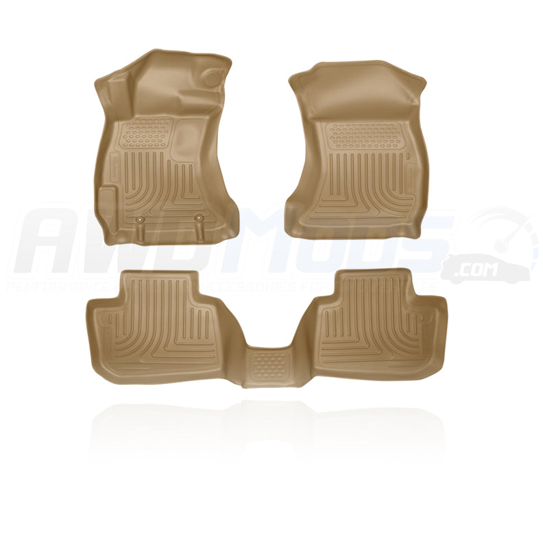 Husky Liners WeatherBeater Front & 2nd Seat Floor Liners for the Subaru WRX / STI